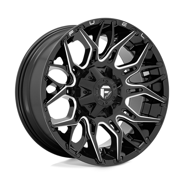 Fuel 1PC D769 Twitch 20x9 8x180 G-BLK-MILL - D76920901850