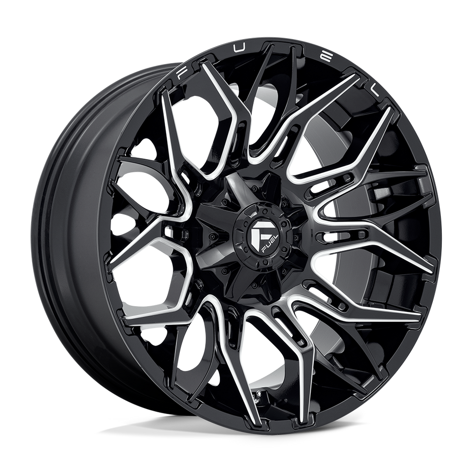 Fuel 1PC D769 Twitch 22x10 8x170 G-BLK-MILL - D76922001747