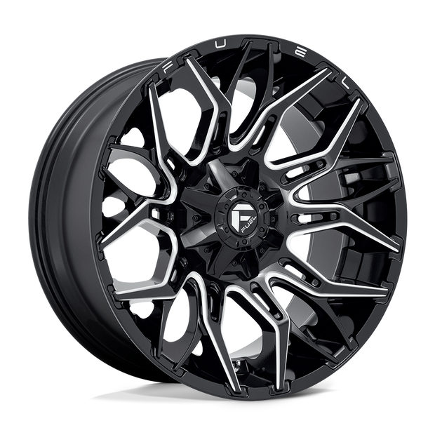 Fuel 1PC D769 Twitch 22x10 8x180 G-BLK-MILL - D76922001847