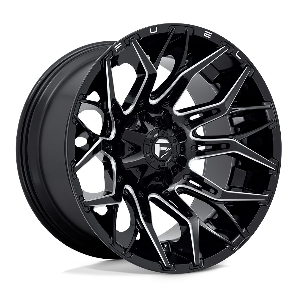 Fuel 1PC D769 Twitch 22x12 8x170 G-BLK-MILL - D76922201747