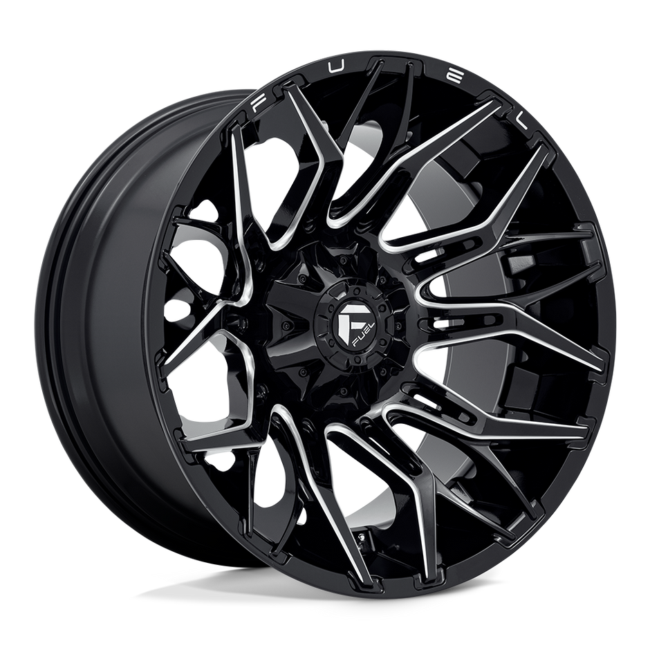 Fuel 1PC D769 Twitch 22x12 8x170 G-BLK-MILL - D76922201747