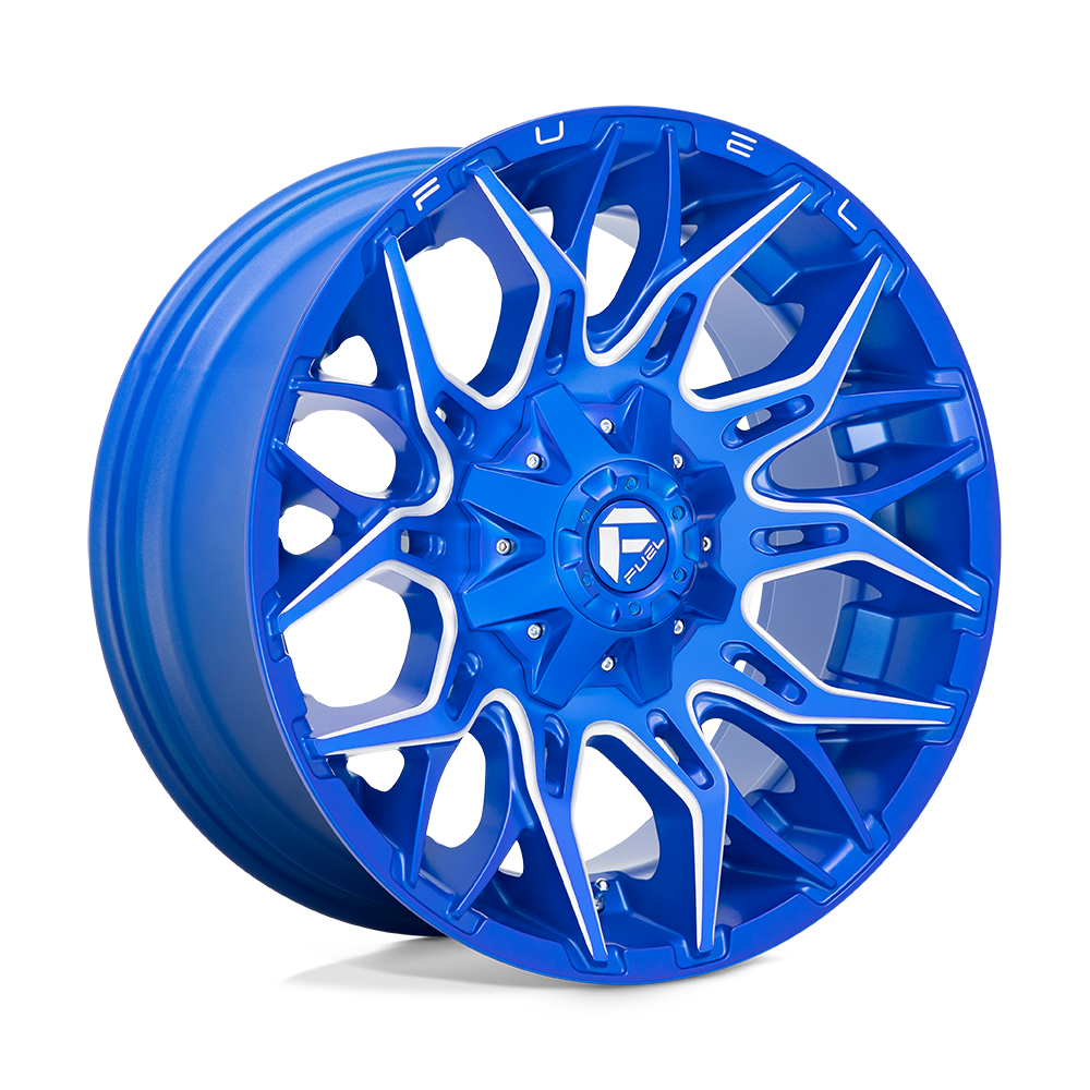 Fuel 1PC D770 Twitch 22x12 8x165.1 BLUE-MILL - D77022208247