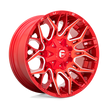 Fuel 1PC D771 Twitch 22x12 8x165.1 GL-RED-MILL - D77122208247