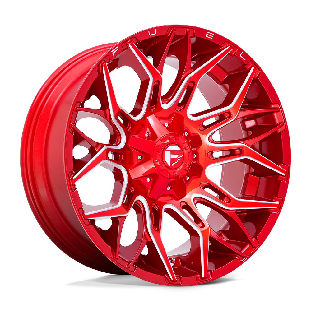 Fuel 1PC D771 Twitch 22x10 8x170 GL-RED-MILL - D77122001747