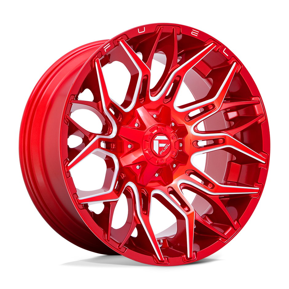 Fuel 1PC D771 Twitch 22x10 8x170 GL-RED-MILL - D77122001747