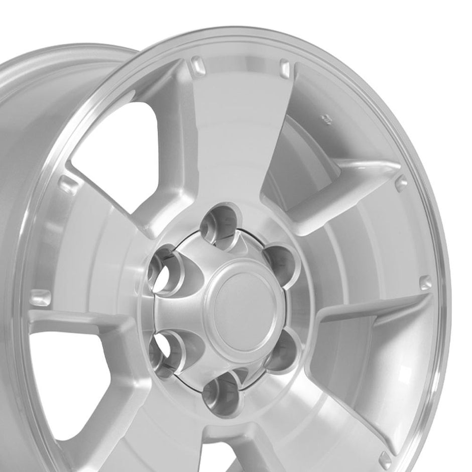 OE Wheels 17" Replica TY09 fits Toyota 4Runner 17x7.5 Silver - TY09-17075-6550-30MS