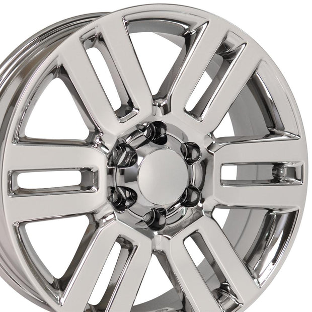 OE Wheels 20" Replica TY10 fits Toyota 4Runner 20x7 Chrome - TY10-20070-6550-15C