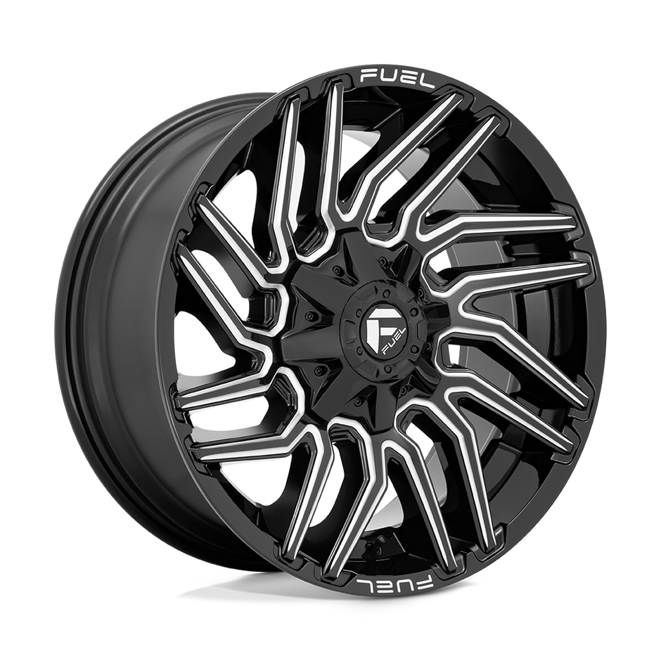 Fuel 1PC D773 Typhoon 20x10 8x165.1 G-BLK-MILL - D77320008247