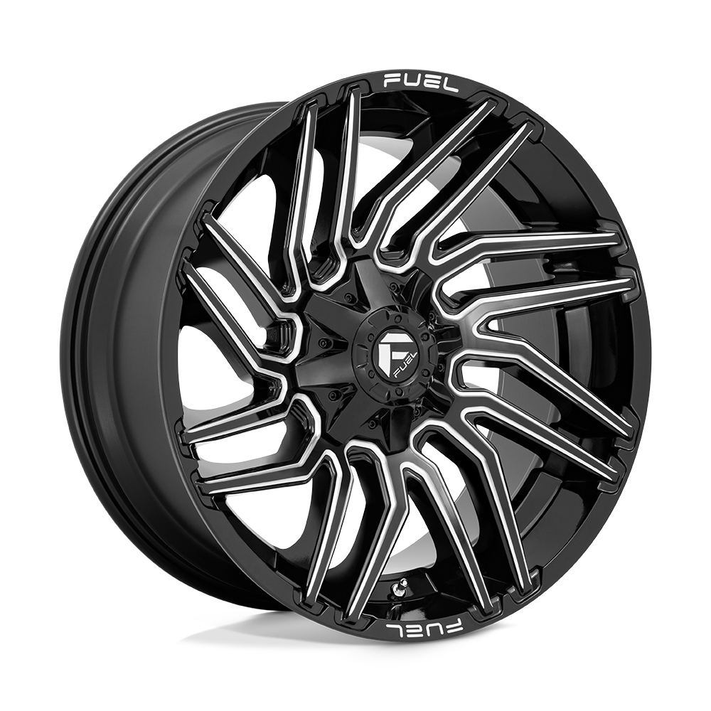 Fuel 1PC D773 Typhoon 22x10 8x180 G-BLK-MILL - D77322001847