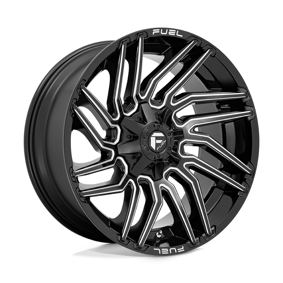 Fuel 1PC D773 Typhoon 22x10 8x180 G-BLK-MILL - D77322001847