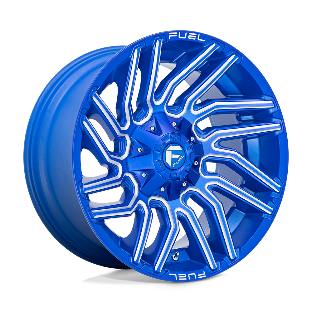 Fuel 1PC D774 Typhoon 20x10 6x135/6x139.7 BLUE-MILL - D77420009847