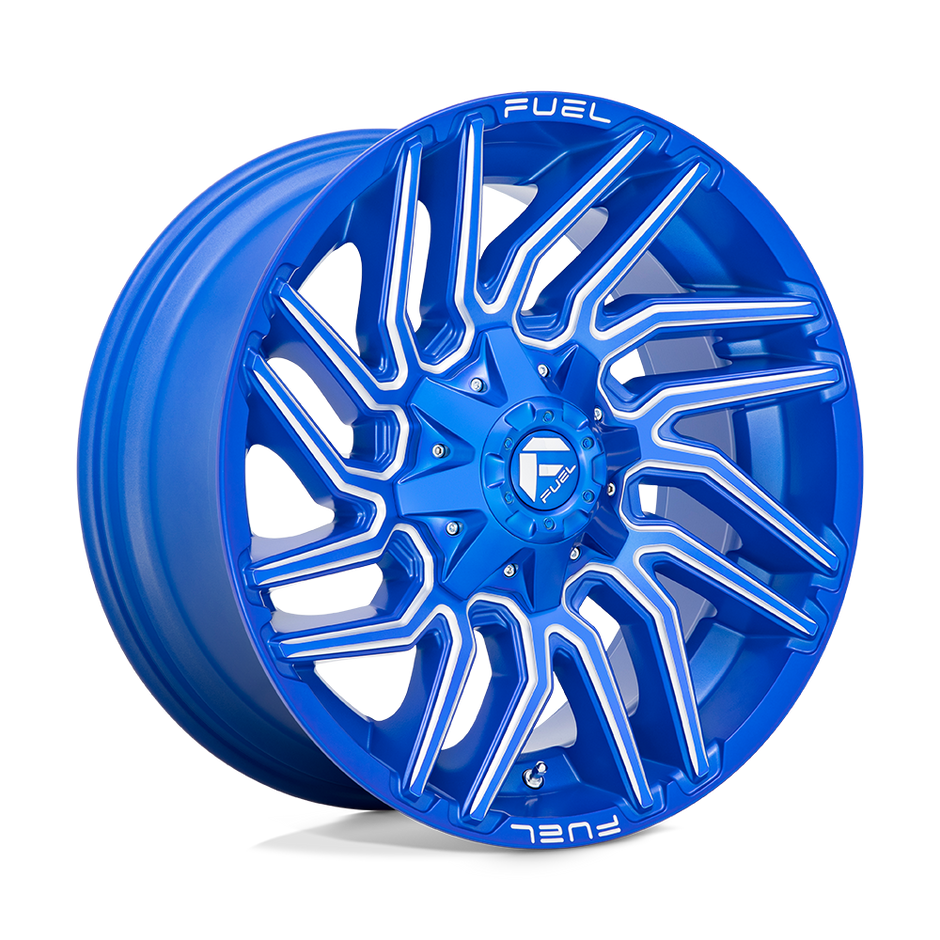 Fuel 1PC D774 Typhoon 20x10 8x180 BLUE-MILL - D77420001847