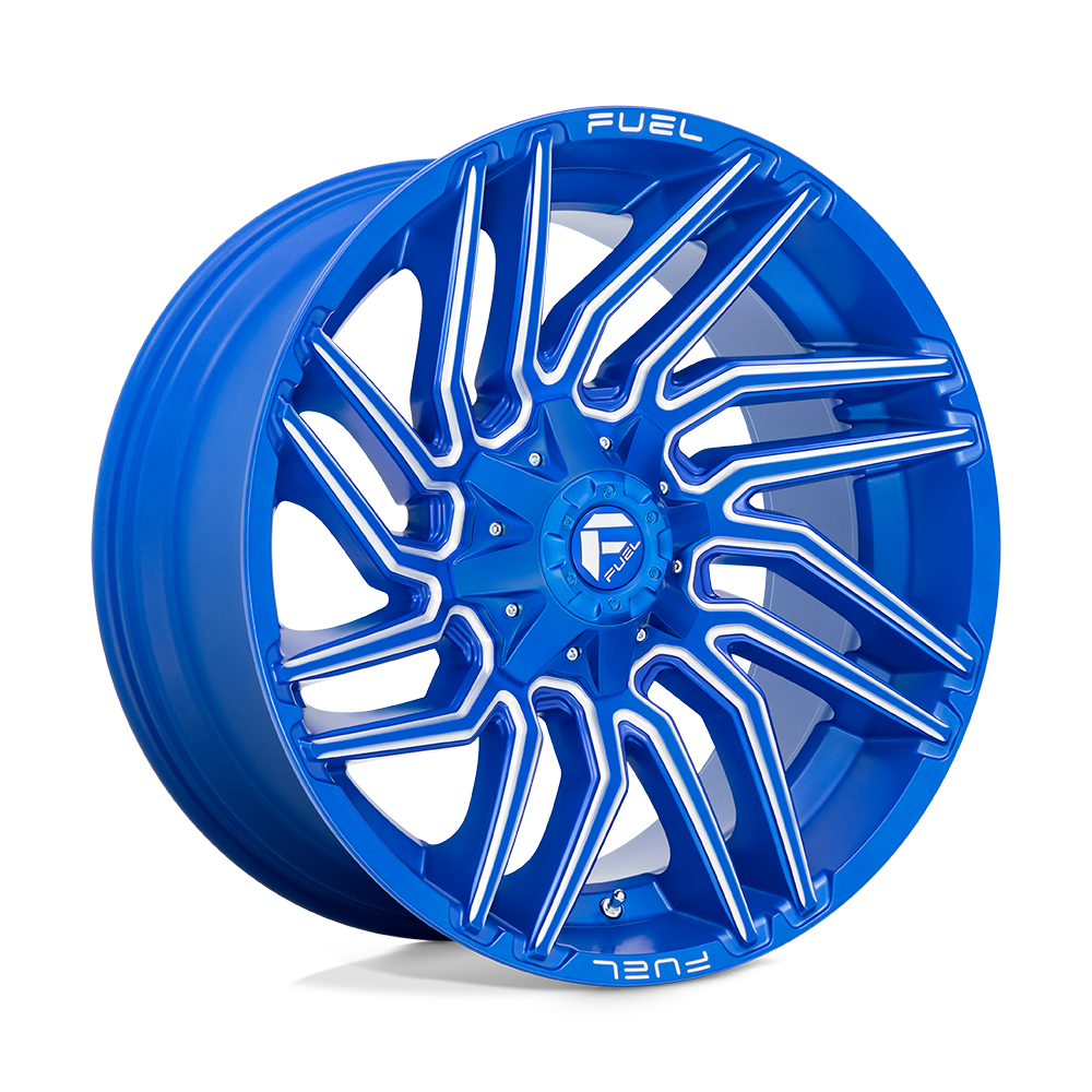 Fuel 1PC D774 Typhoon 22x10 8x170 BLUE-MILL - D77422001747