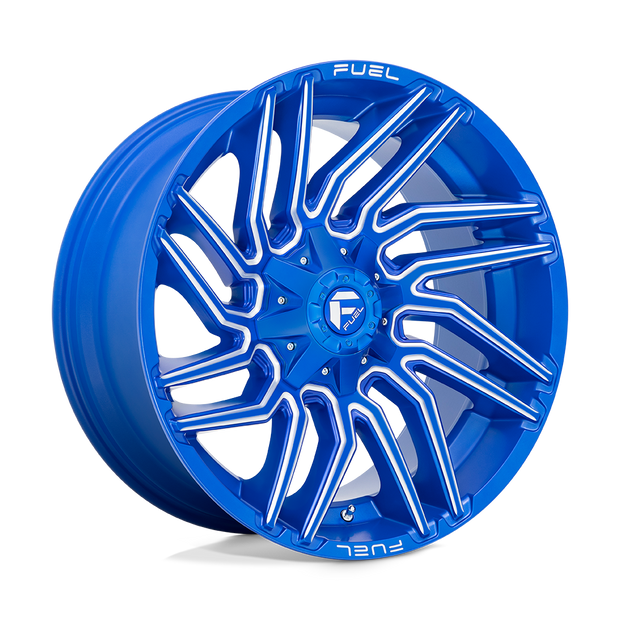 Fuel 1PC D774 Typhoon 22x10 8x180 BLUE-MILL - D77422001847