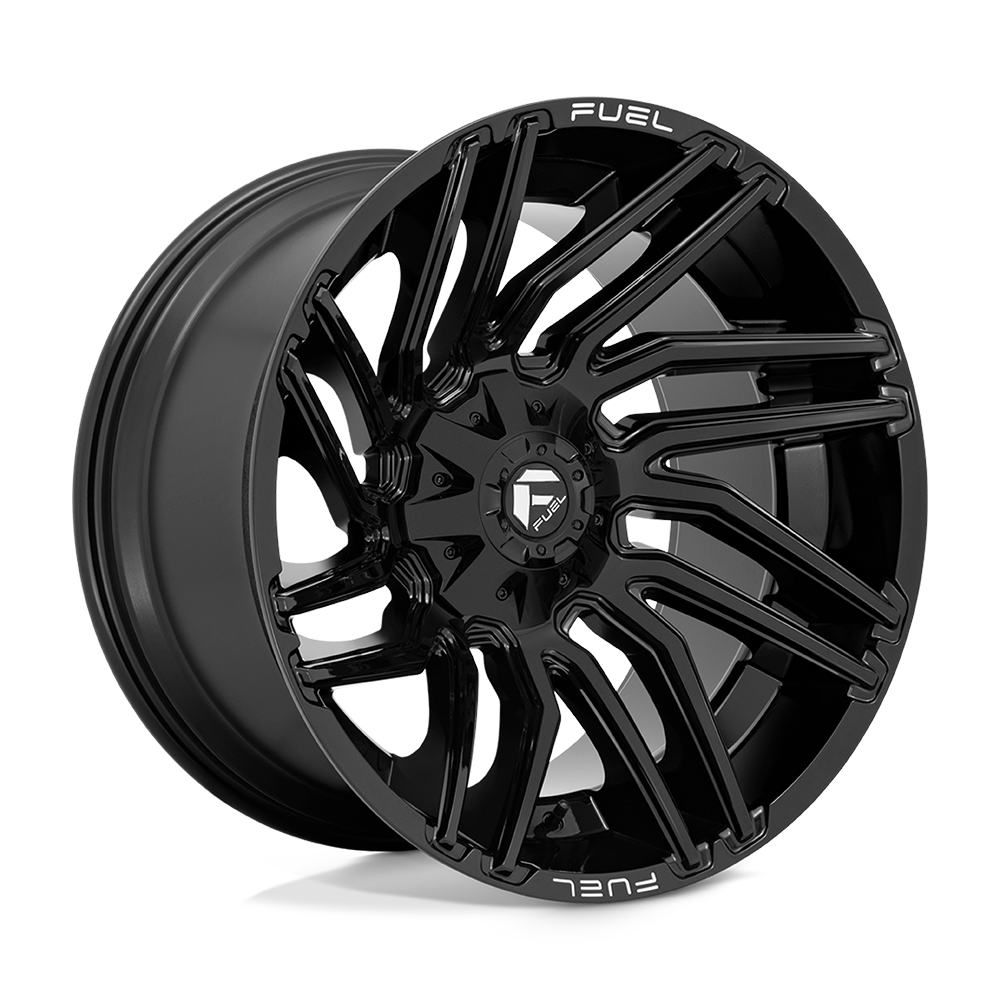 Fuel 1PC D776 Typhoon 22x12 5x114.3/5x127 G-BLK - D77622202647