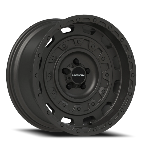 Vision Tactical 20x9.5 5x139.7 -18mm Satin Black : 403-2985SB-18