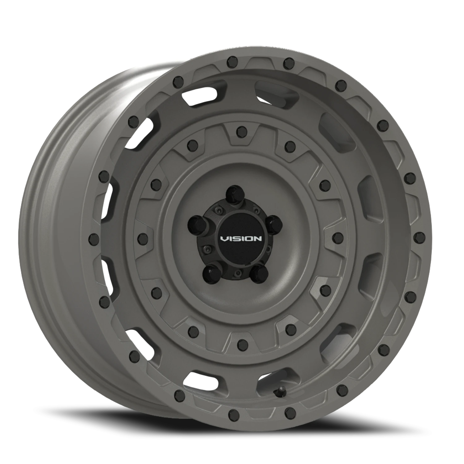 Vision Tactical 20x9.5 5x150 12mm Thrashed Gun Metal : 403-2950TG12