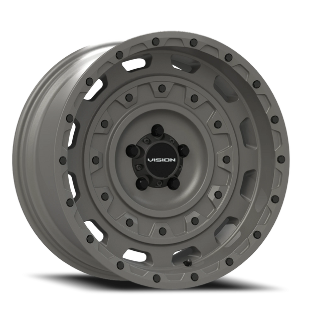 Vision Tactical 20x9.5 5x139.7 -18mm Thrashed Gun Metal : 403-2985TG-18
