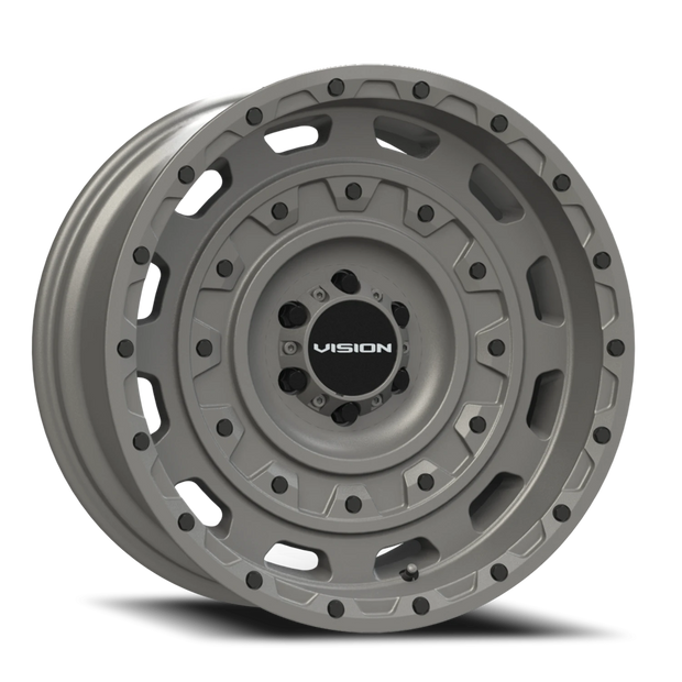Vision Tactical 20x9.5 6x139.7 -18mm Thrashed Gun Metal : 403-2983TG-18