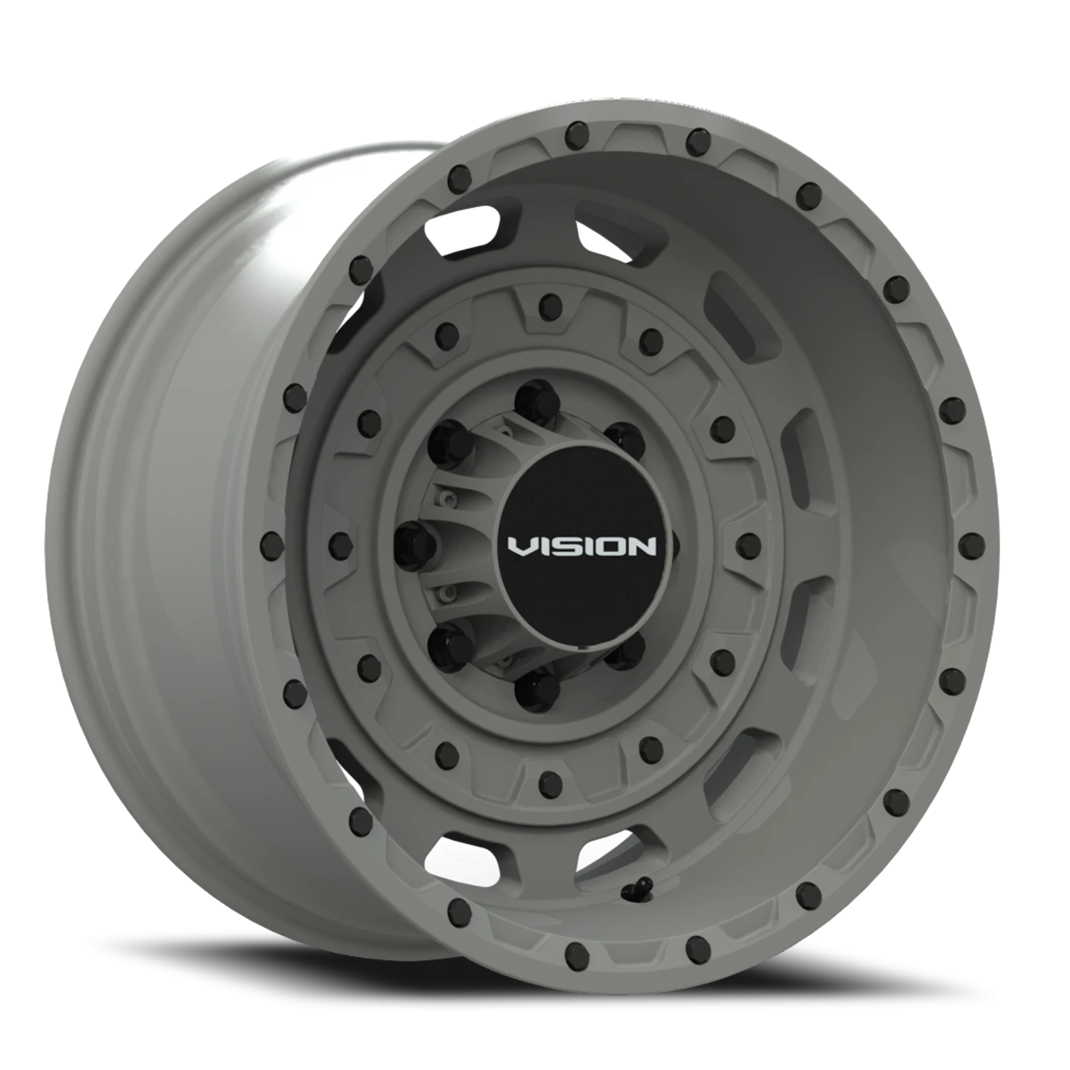 Vision Tactical 18x9.5 8x170 -18mm Thrashed Gun Metal : 403-8970TG-18