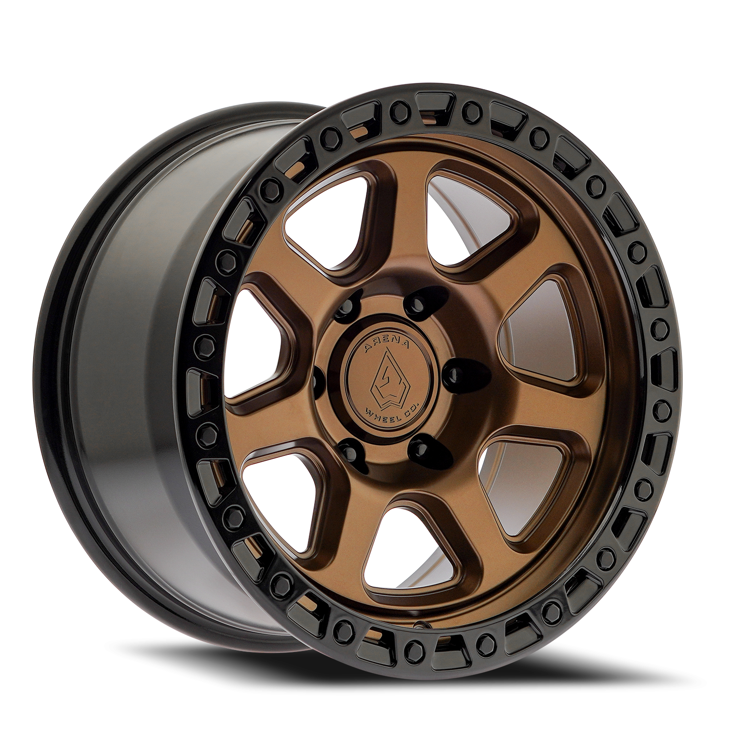 ARENA 17x9 THROTTLE 5x127  0 5.03 71.5 SMOKED BRONZE CENTER GLOSSY BLACK LIP  - A123179075P00026