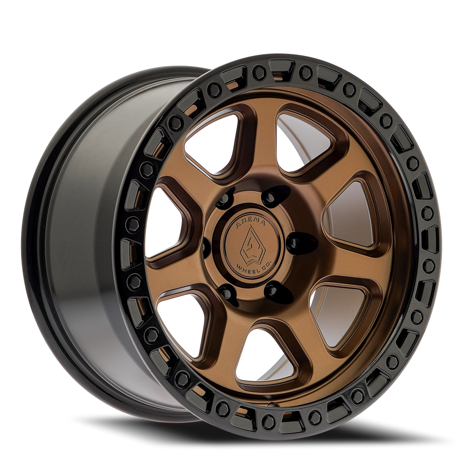 ARENA 17x9 THROTTLE 5x127  0 5.03 71.5 SMOKED BRONZE CENTER GLOSSY BLACK LIP  - A123179075P00026