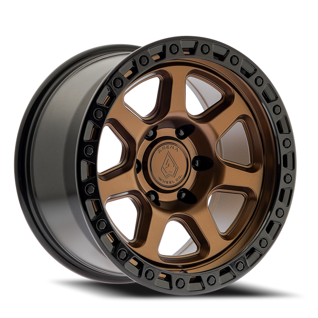 ARENA 20x9 THROTTLE 5x127  0 5.04 71.5 SMOKED BRONZE CENTER GLOSSY BLACK LIP  - A123209075P00026
