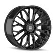 TOUREN TR08 3208 GLOSS BLACK 22X9 6-135 25MM 87.1MM