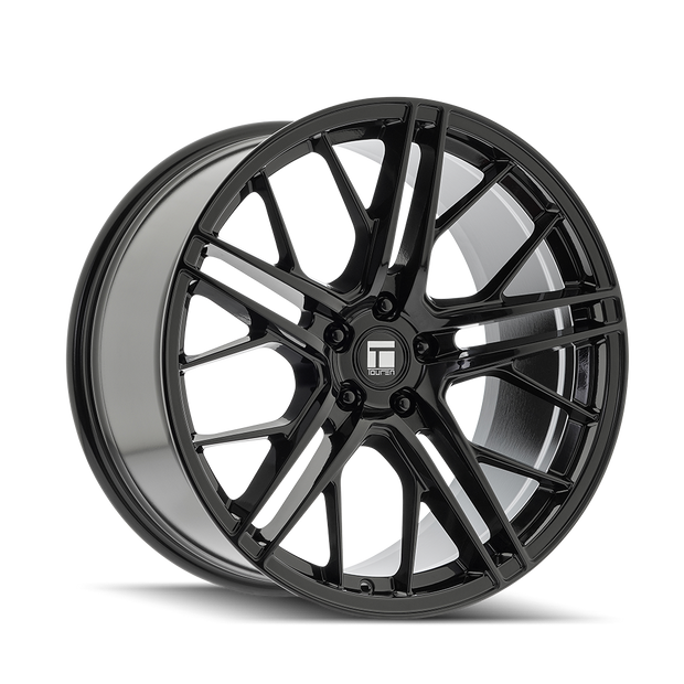 TOUREN TF07 3507 GLOSS BLACK 20X9 5-112 35MM 66.56MM - 3507-2945GB35