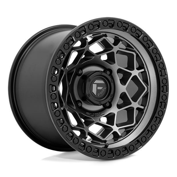 Fuel UTV D784 Unit UTV 15x7 4x137 GMTL M-BLK-RING - D7841570A643