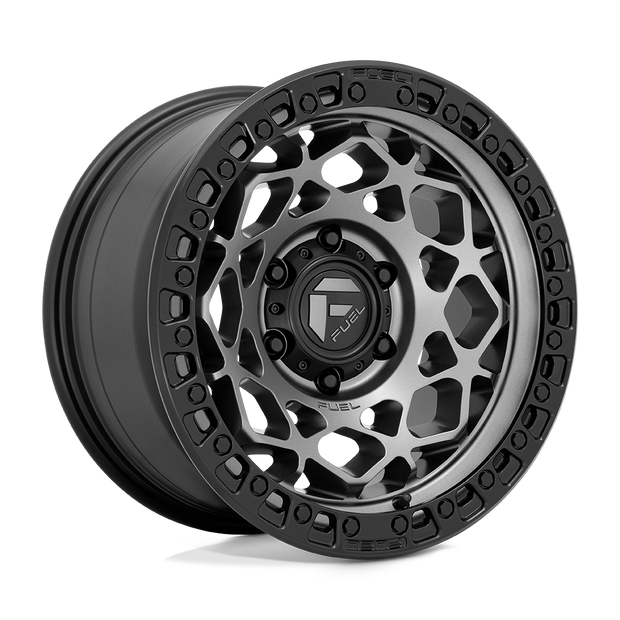 Fuel 1PC D784 Unit 17x9 5x127 GMTL M-BLK-RING - D78417907545