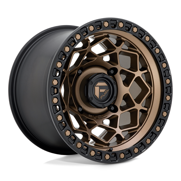 Fuel UTV D785 Unit UTV 15x10 4x137 BRZ M-BLK-RING - D7851500A655