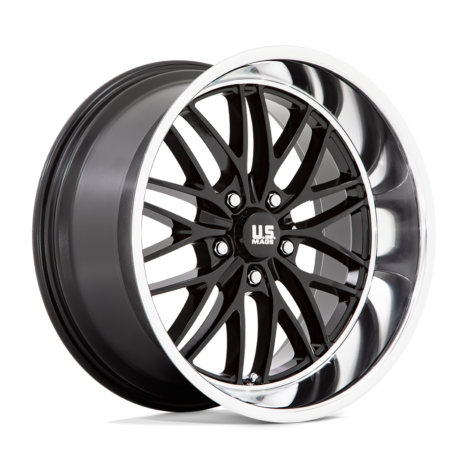 US Mag 1PC U138 Santa Cruz 20x10 5x120.65 G-BLK DIA-LP - U13820006157