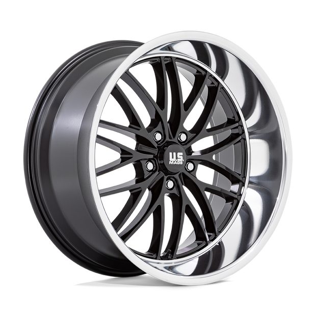 US Mag 1PC U138 Santa Cruz 22x10.5 5x127 G-BLK DIA-LP - U13822057357