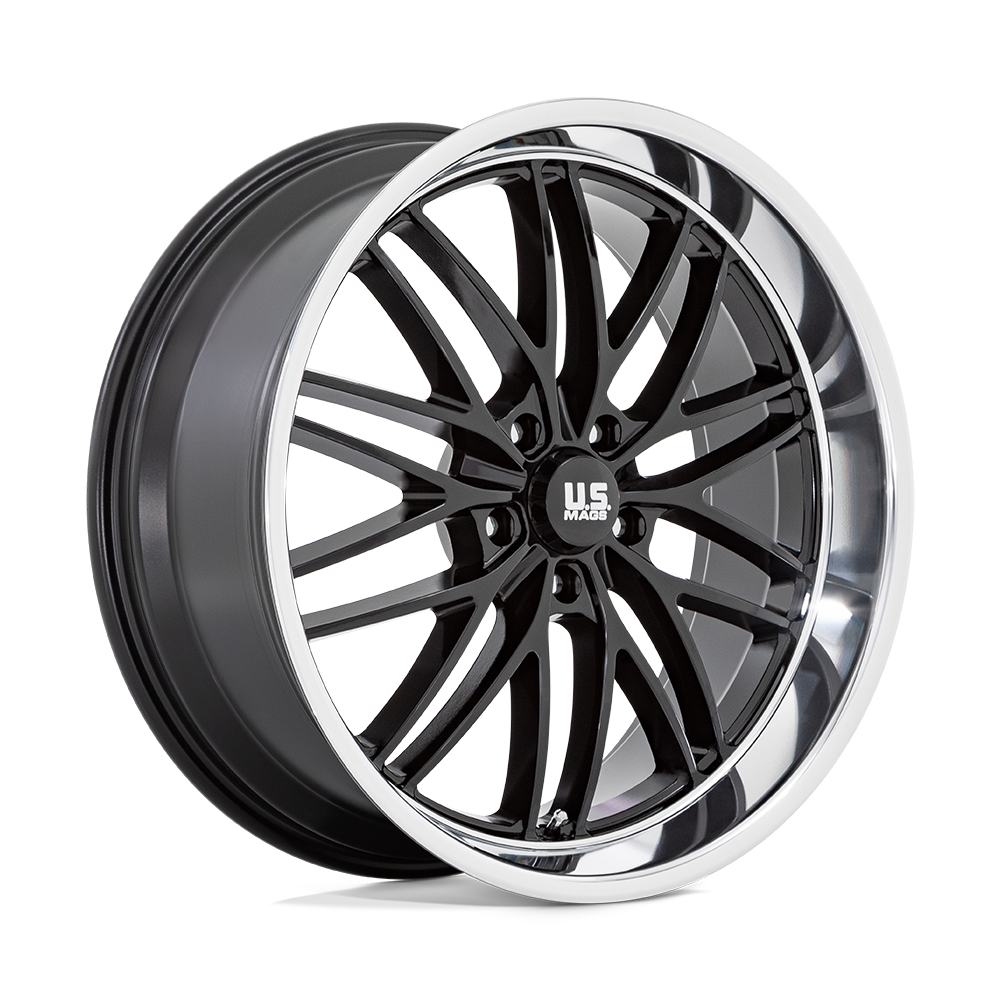 US Mag 1PC U138 Santa Cruz 22x9 5x127 G-BLK DIA-LP - U13822907355