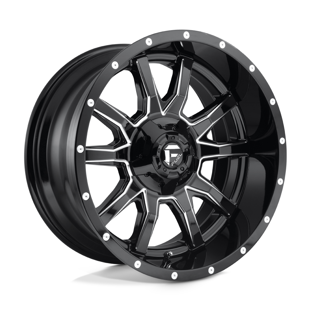 Fuel 1PC D627 Vandal 20x10 5x139.7/5x150 GL-BLK-MIL - D62720007047