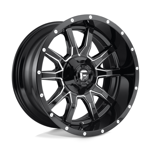 Fuel 1PC D627 Vandal 20x10 5x114.3/5x127 GL-BLK-MIL - D62720002647