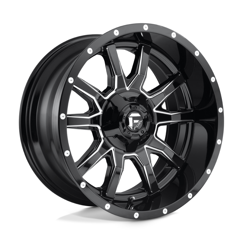 Fuel 1PC D627 Vandal 20x10 5x114.3/5x127 GL-BLK-MIL - D62720002647US