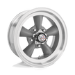American Racing Vintage VN105 Torq Thrust D 15x7 5x120.65 GRAY MACH-LP - VN1055761