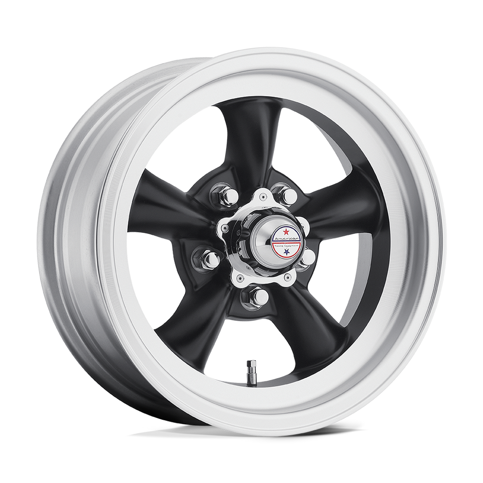 American Racing Vintage VN105 Torq Thrust D 16x8 5x120.65 S-BLK MACH - VN1056861B