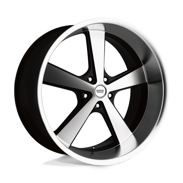 American Racing Vintage VN701 Nova 22x9 5x127 G-BLK MACH - VN70122950315