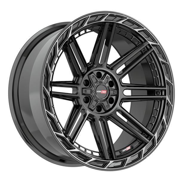 Vortek VRP-501 20x9 6x135/6x139.7 ET 18 (Black Diamond Cut Ring With Dark Tint) - 5012095718BDCTR
