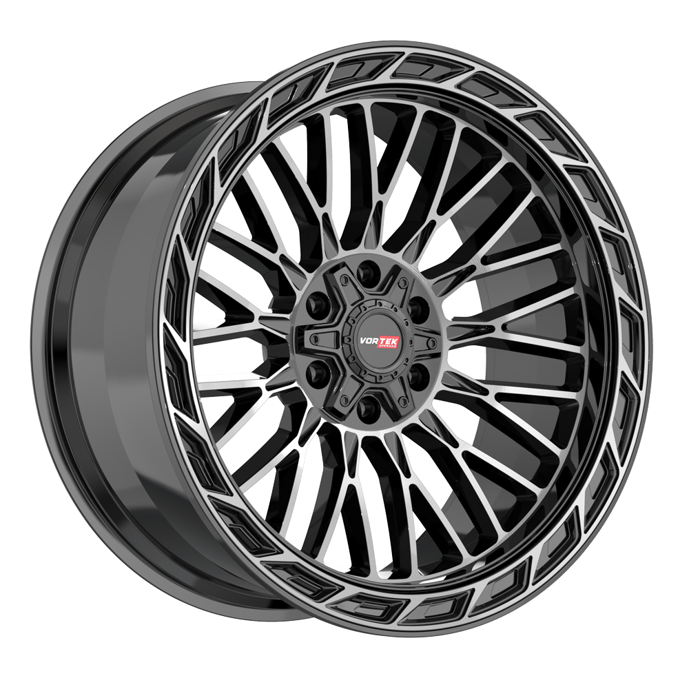 Vortek VRP-502 20x10 5x127/5x139.7 ET -18 (Black Diamond Cut With Dark Tint) - 502201043-18BDCDT