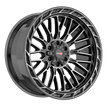 Vortek VRP-502 20x10 5x127/5x139.7 ET -18 (Black Diamond Cut With Dark Tint) - 502201043-18BDCDT
