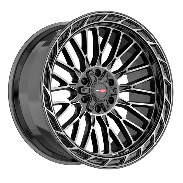 Vortek VRP-502 20x9 6x135/6x139.7 ET 18 (Black Diamond Cut With Dark Tint) - 5022095718BDCDT