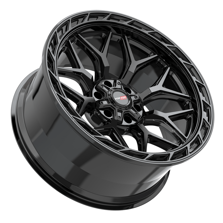 Vortek VRP-504 22x10 6x135/6x139.7 ET -18 (Gloss Black) - 504221057-18GB