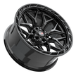 Vortek VRP-504 22x10 6x135/6x139.7 ET -18 (Gloss Black) - 504221057-18GB
