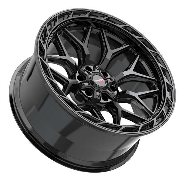 Vortek VRP-504 22x10 6x135/6x139.7 ET -18 (Gloss Black) - 504221057-18GB