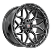 Vortek VRP-504 20x10 6x135/6x139.7 ET -18 (Black Diamond Cut With Dark Tint) - 504201057-18BDCDT