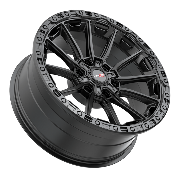 Vortek VRT-601 24x10 6x135/6x139.7 ET -12 (Matte Black) - 601241057-12MB